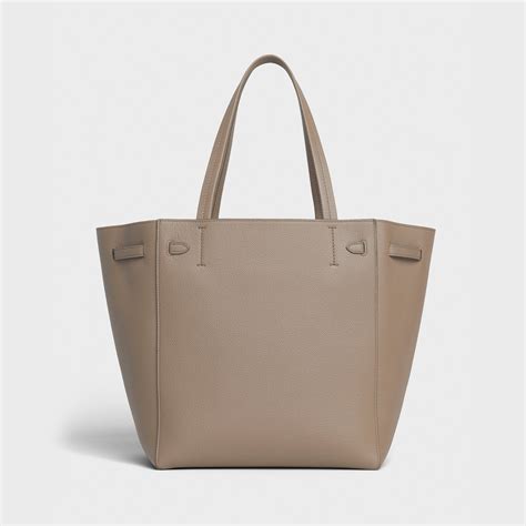 celine small cabas phantom taupe|CELINE Soft Grained Calfskin Small Belt Cabas .